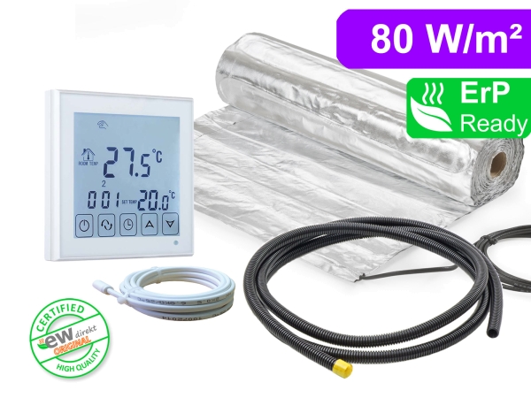 Thermostat RT-45 mit AluPro 80 W/m² für Laminat / Klickvinyl