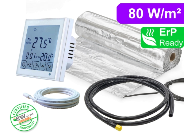 Thermostat RT-60 mit AluPro 80 W/m² für Laminat / Klickvinyl
