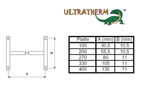 Montagerahmen für ULTRATHERM Strahlungsheizplatten