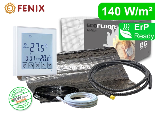 Thermostat RT-45 mit FENIX AL-MAT 140 W/m² für Laminat / Klickvinyl
