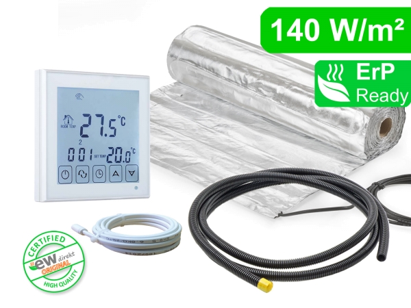 Thermostat RT-45 mit AluPro 140 W/m² für Laminat / Klickvinyl