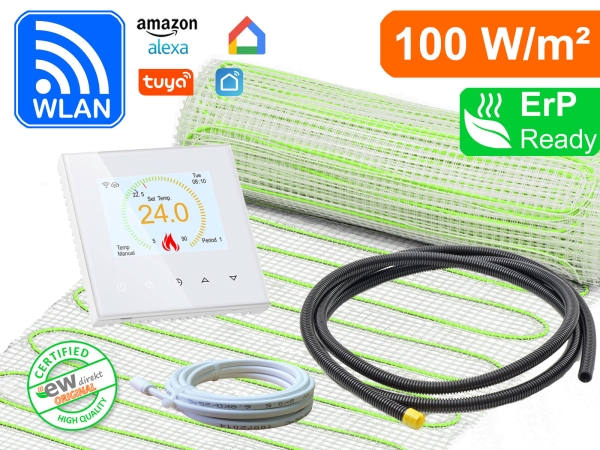 Thermostat RT-65 Wlan mit elektrische Fußbodenheizung UltraPro 100