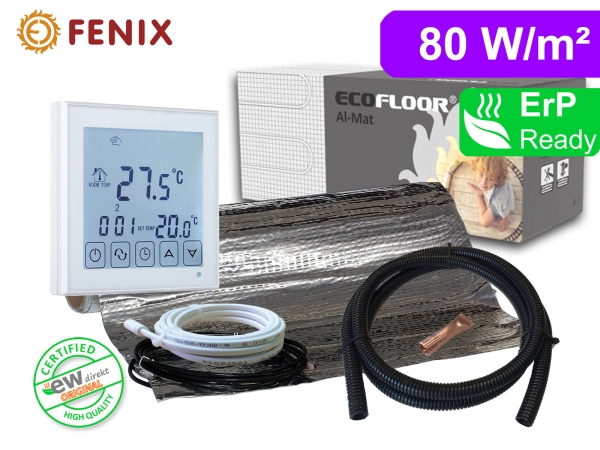 Thermostat RT-45 mit FENIX AL-MAT 80 W/m² für Laminat / Klickvinyl