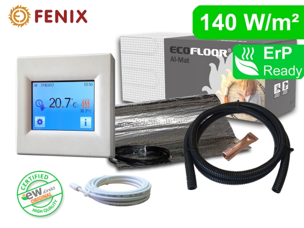 Thermostat Fenix TFT mit AL-MAT 140 W/m² für Laminat / Klickvinyl